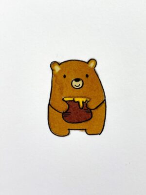 نقاشی خرس و عسل