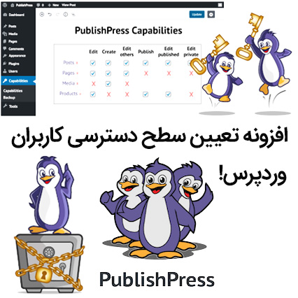 افزونه تعیین سطح دسترسی کاربران PublishPress Capabilities Pro