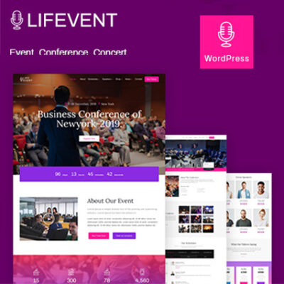 دانلود قالب Lifevent برای برگزاری رویداد و سرگرمی وردپرس