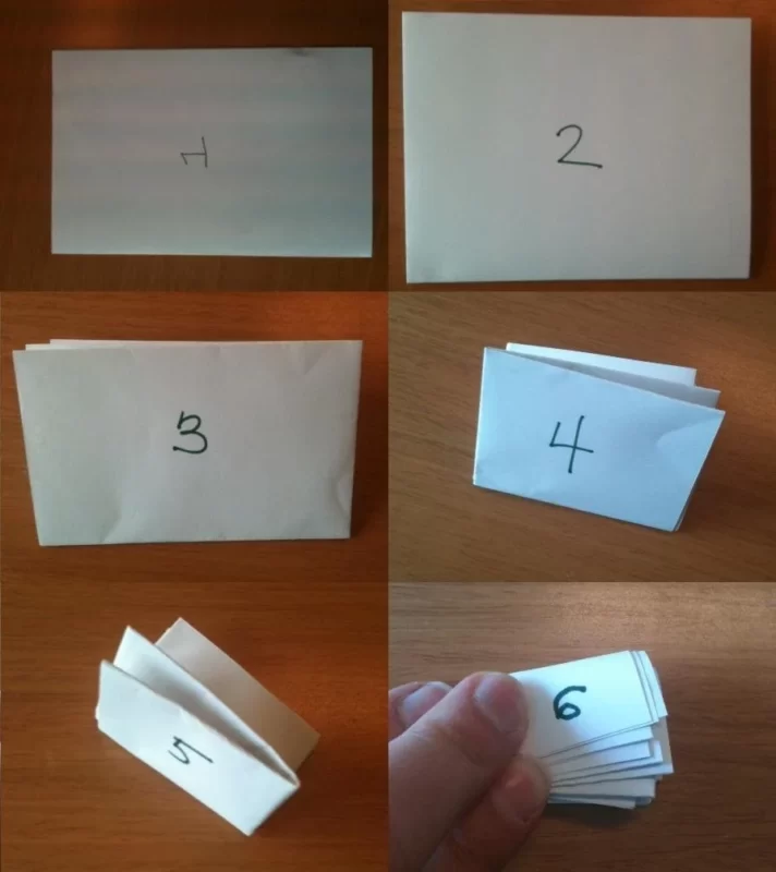 هفت مرحله تا زدن کاغذ