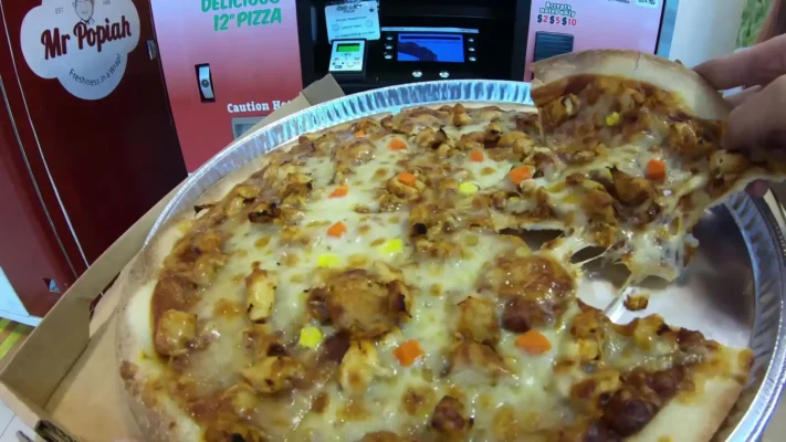 این دستگاه در ژاپن پیتزا می پزه!