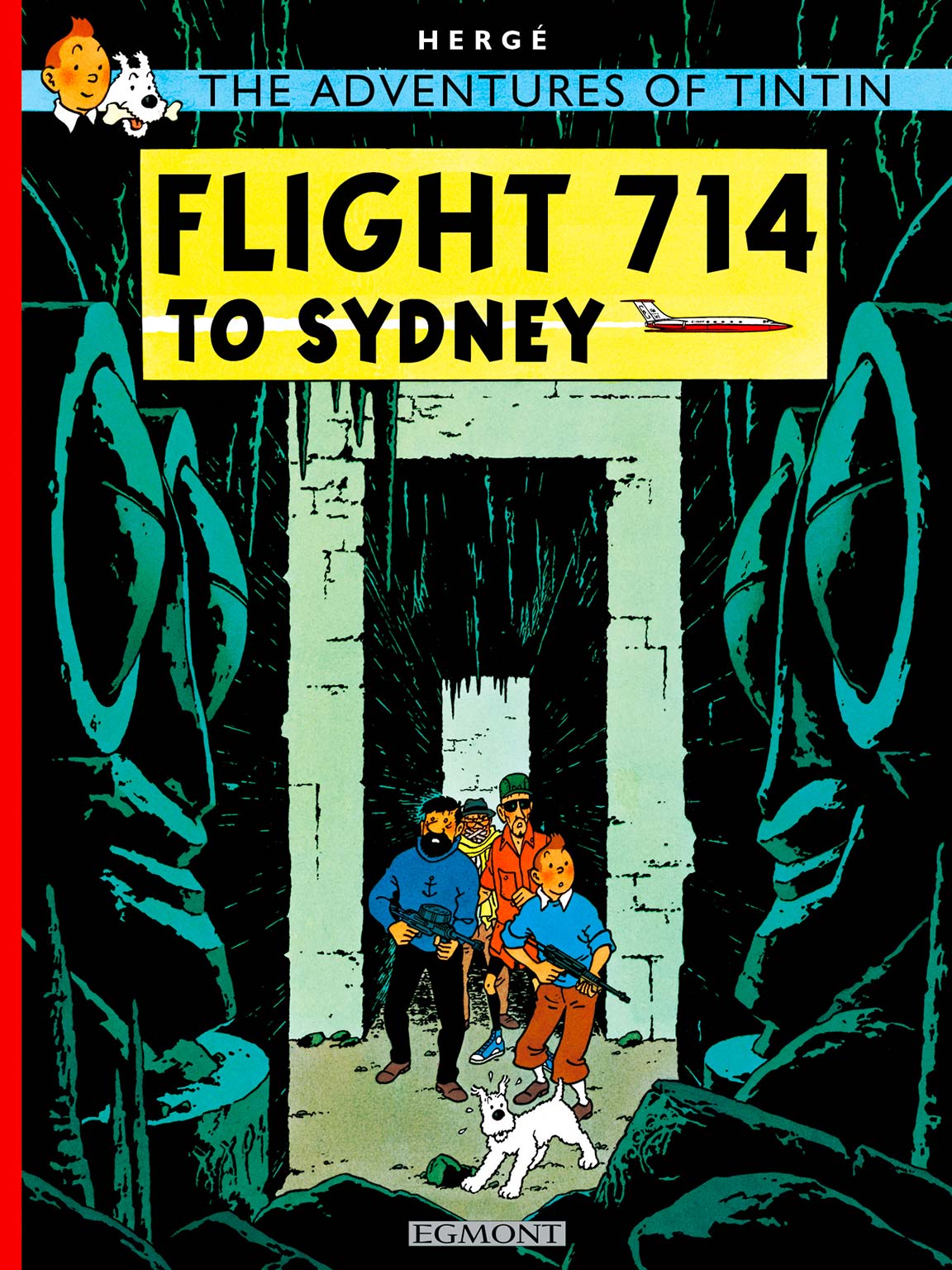 جلد کتاب تن تن پرواز شماره 714