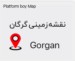 نقشه زمینی گرگان